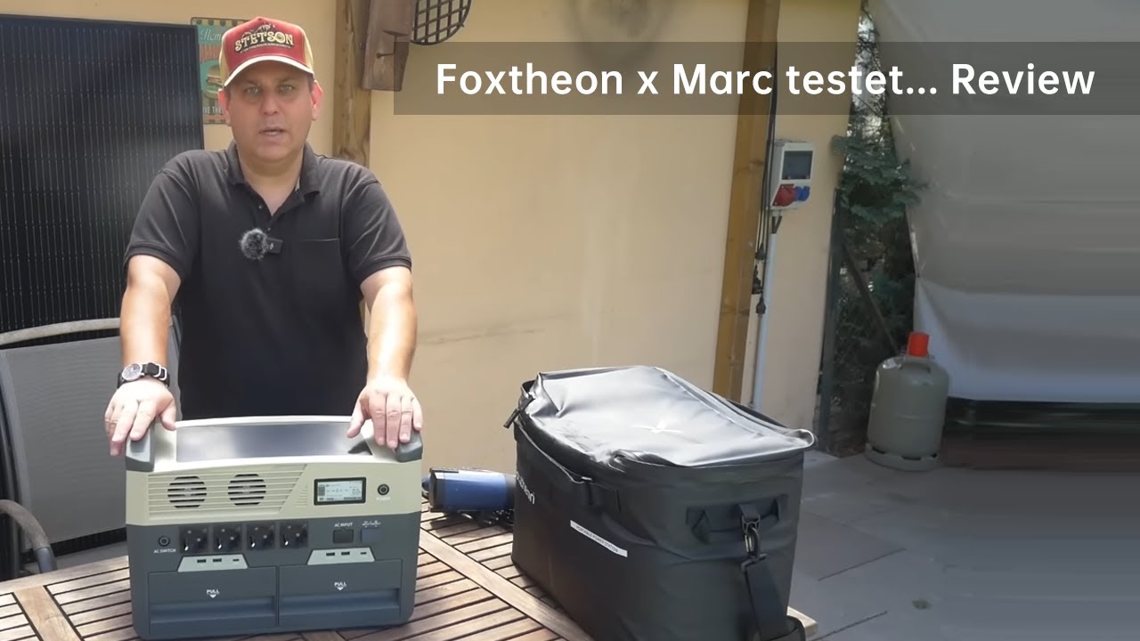 Foxtheon iGo3600 Review with Marc testet... :" Power station replaceable battery, huge capacity!"