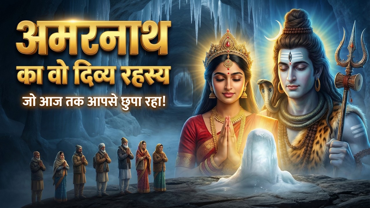 क्या आप जानते हैं? क्यों अमरनाथ में प्रकट हुआ स्वयंभू हिमलिंग.......