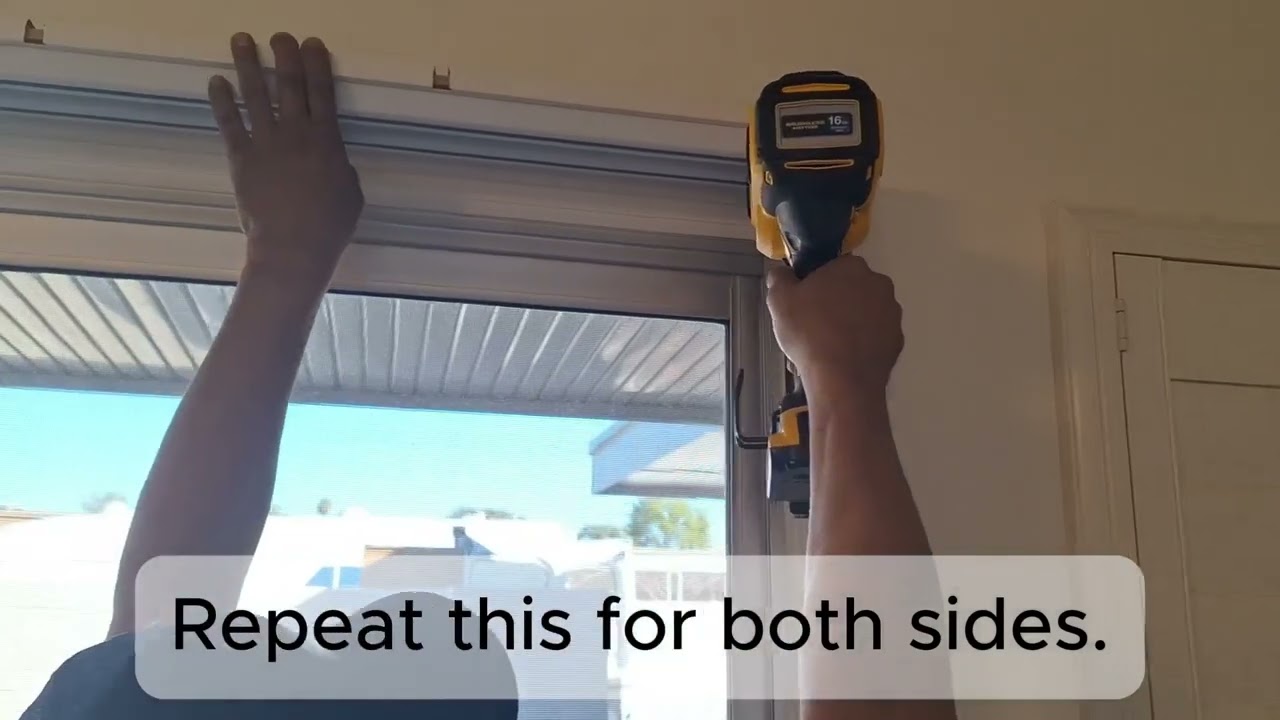 How To Install A Bypass Sliding Shutter - Center Open Door