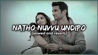 Natho Nuvvu Undipo song (slowed and reverb) movie | MS DHONI | use headphones for better experienceđ§
