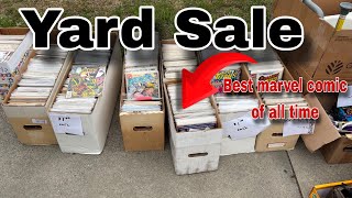 I Found The BEST Marvel Comic Book But……. At This Yard Sale 
