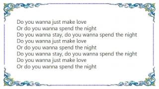 Brenda Lee - Do You Wanna Spend the Night Lyrics Resimi