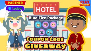 COUPON CODE GIVEAWAY | NEW 5 STAR HOTEL & SPA | UNBOXING BLUE FIRE PACKAGE | PLAY TOGETHER | izobel