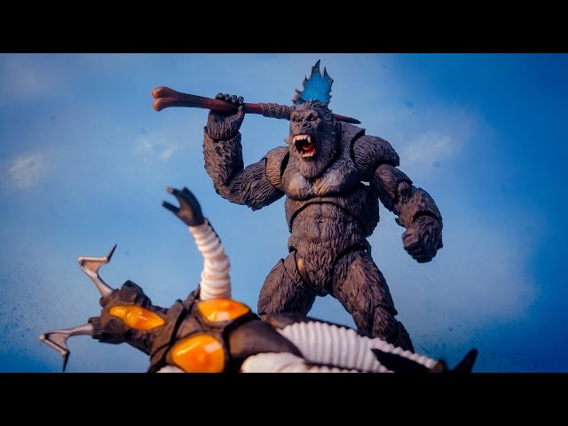 S.H.MonsterArts KONG FROM GODZILLA x KONG 4K Review ゴジラxコング