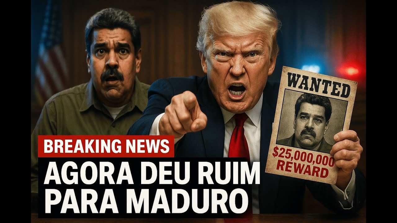 CAÇADA BILIONÁRIA: EUA Colocam Maduro Na Mira Por US$ 25 Milhões!