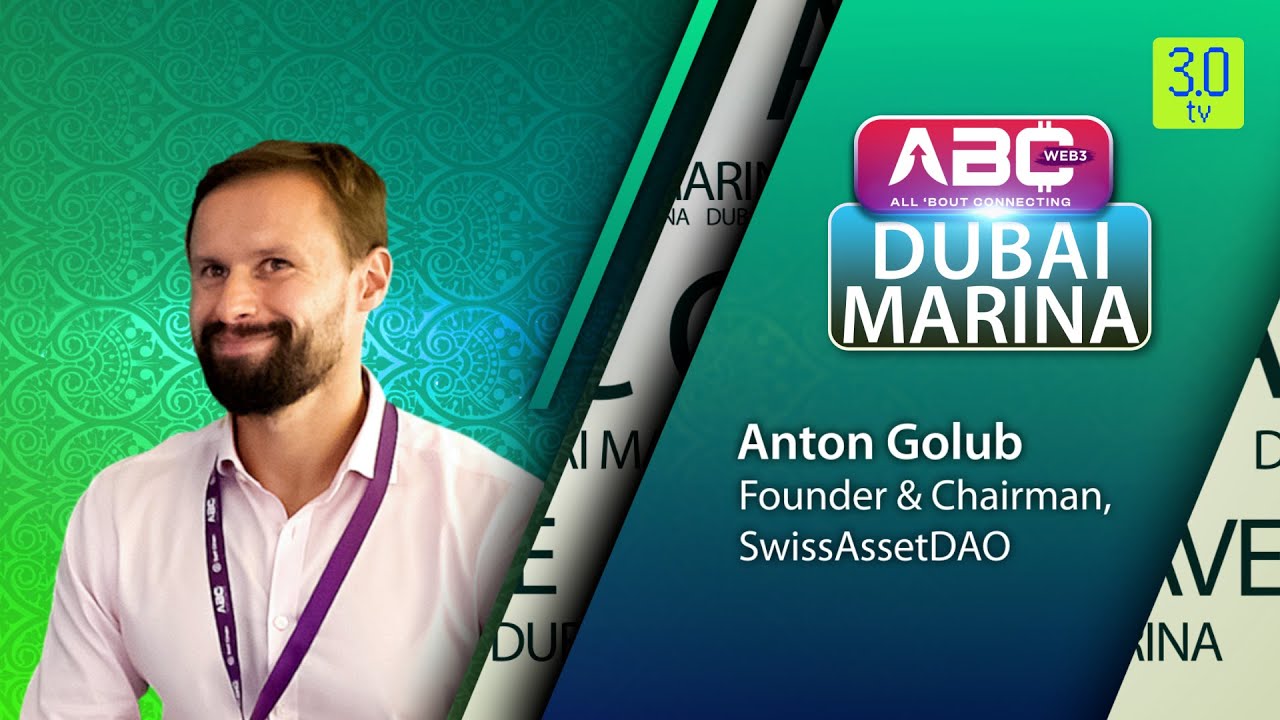 In Conversation With Anton Golub, Founder & Chairman SwissAssetDAO | Day-2  | ABC-Conclave | 3.0 TV