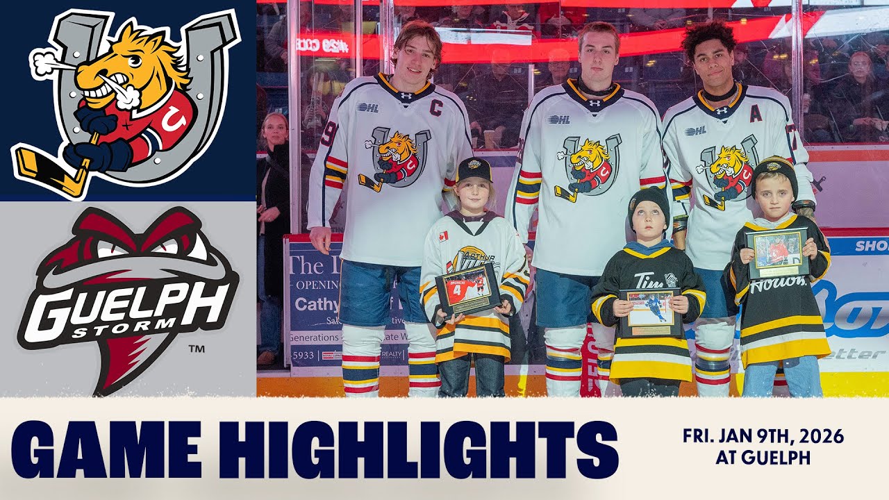 Матч между командами Barrie Colts и Guelph Storm — 9 января 2026 года.