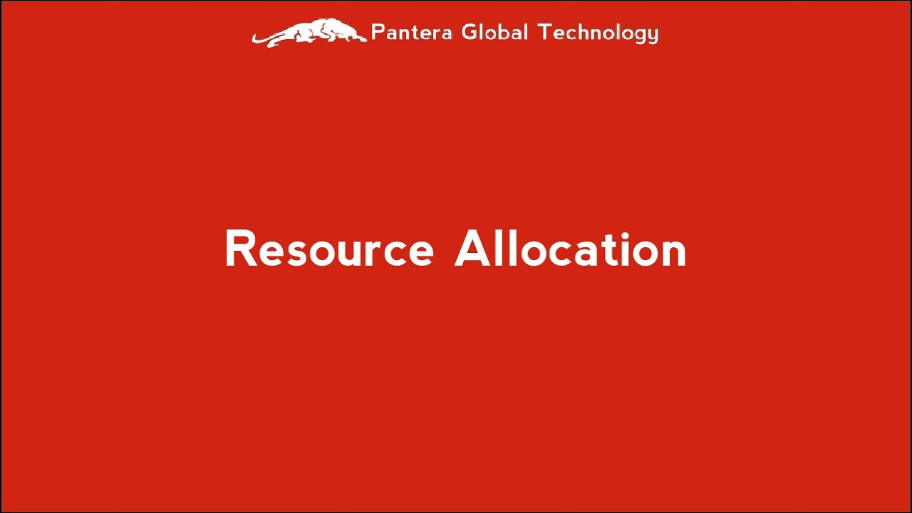 Pantera Tools Resource Allocation