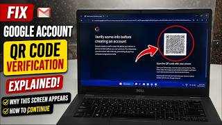 FIX: “Verify Some Info before Creating a Google Account” QR Code | New Gmail Account Problem