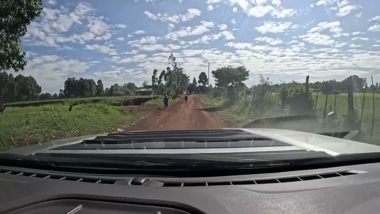 Moving Trough a Village in Kenya
