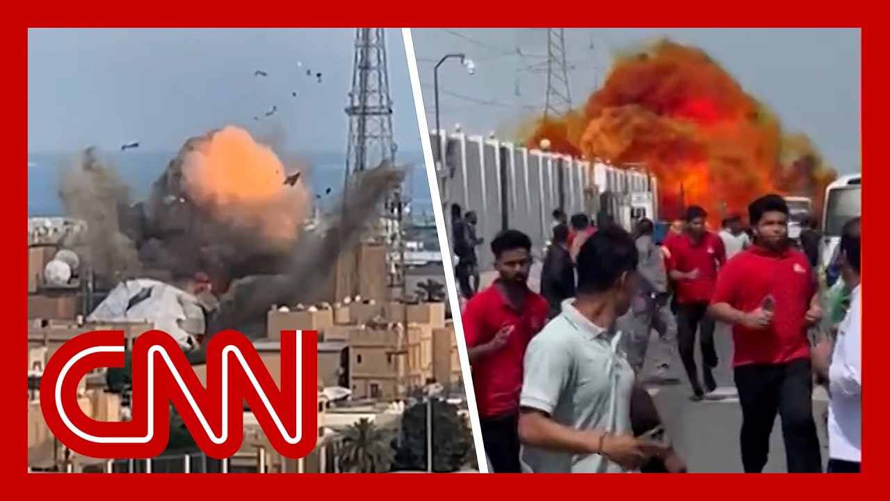 Iran attacks US base in Bahrain; blasts in Israel, Qatar, UAE