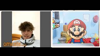 Mario gets his A$S kissed on Omegle! (Fanmade)