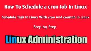 How to schedule a #cron Job to run a script in Linux step by step