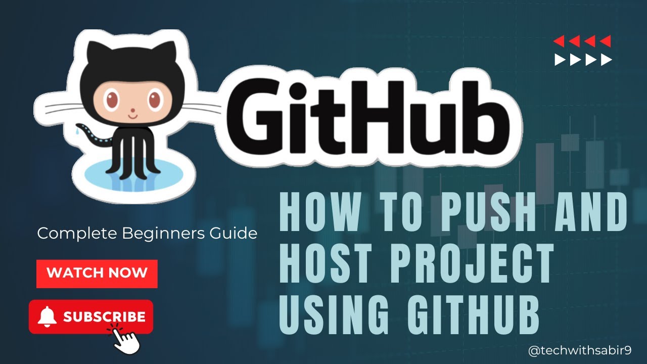 🚀How to Push Code to GitHub and Host with GitHub page💥|GitHub pe code ...