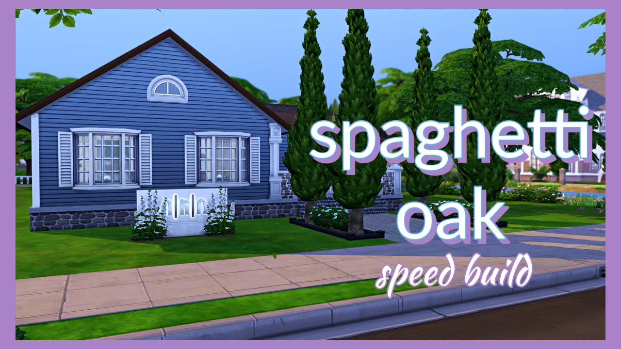 Spaghetti Oak // The Sims 4: Speed Build