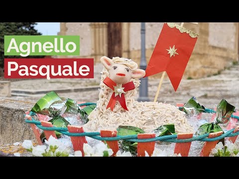 Agnello Pasquale di pasta di mandorle