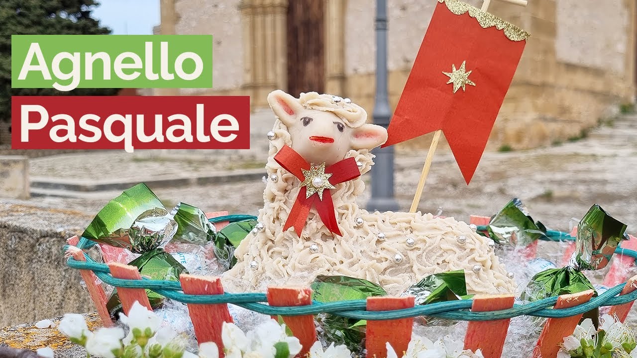 Agnello Pasquale di pasta di mandorle
