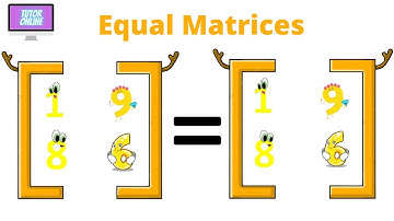 Equal Matrices || Mathematics in Urdu/Hindi