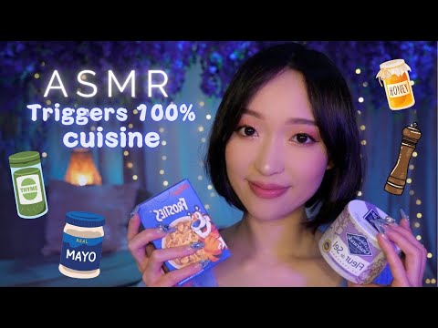 ASMR avec des objets trouvés dans les placards de ma cuisine 🍽️🍳