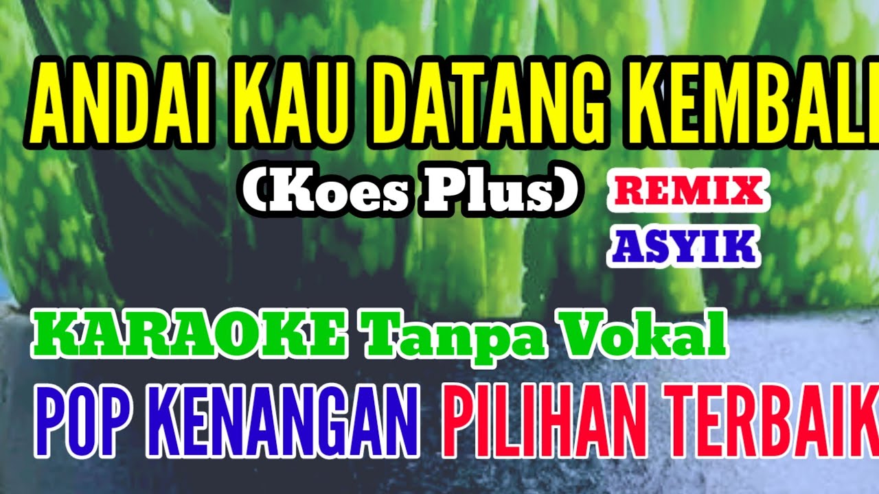 ANDAI KAU DATANG KEMBALI-Koes Plus. Pop Kenangan Pilihan Terbaik. Remix ...