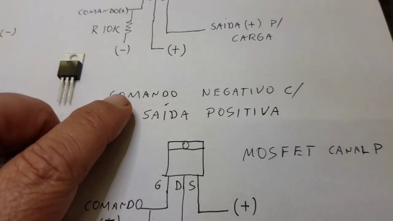Como usar transistores mosfet canal N ou P ao invés de reles para chaveamento de cargas elétricas.