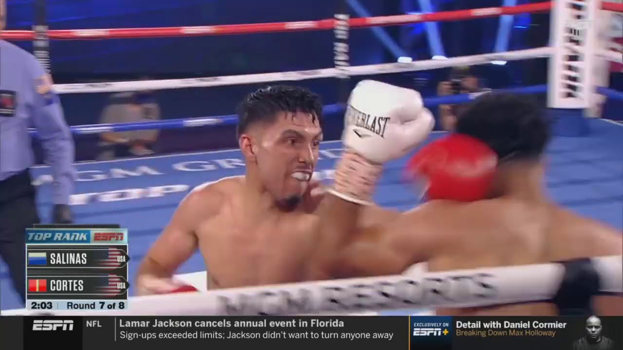 Alejandro Salinas vs. Andres Cortes FULL FIGHT Boxing July 8 2020