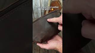Stop scrolling 100% Crazy Horse Leather for ONLY $20. Factory direct! DM or click bio link to order.