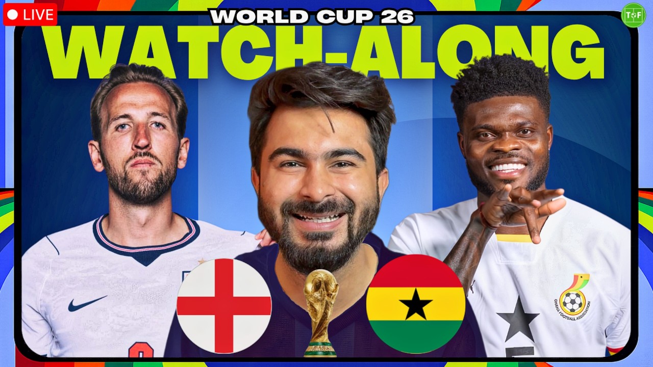 England vs Ghana FIFA World Cup LIVE Watchalong | TFHD