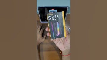 Antec ATX 24-Pin 90 Degree ARGB Adapter (Black) - Unboxing & Testing #unboxing #gaming #gamingpc