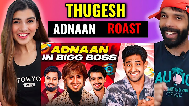 ADNAAN 07 IN BIGG BOSS OTT ROAST! FT VISHAL PANDEY! THUGESH REACTION !!
