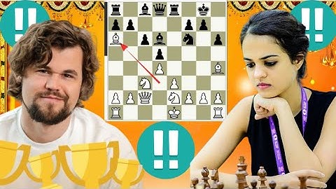 Super chess game 54, Tania Sachdev vs Magnus Carlsen
