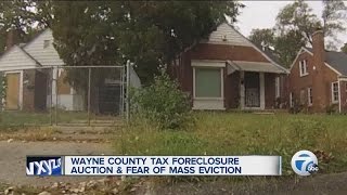 Wayne County tax auction raises concerns of mass evictions