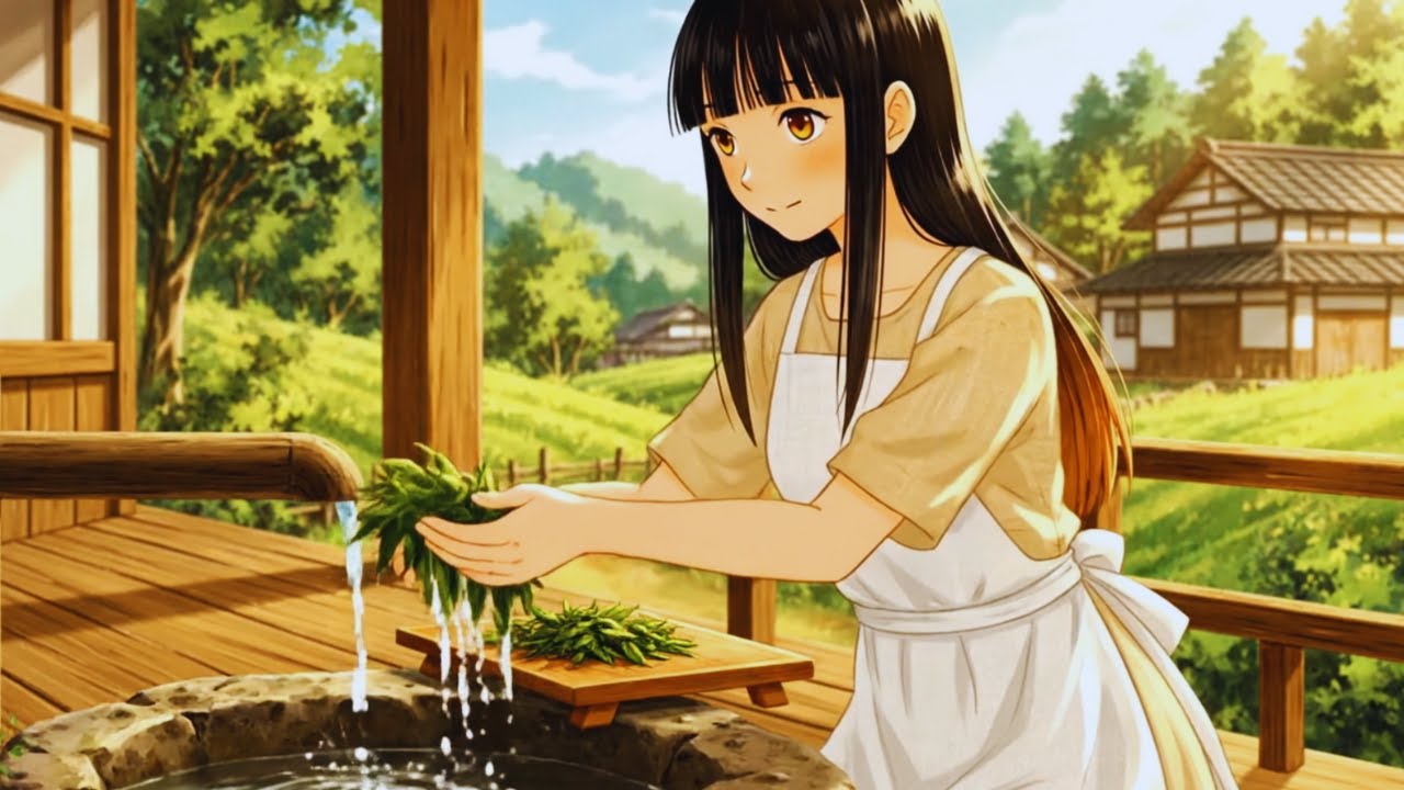 Harvesting Herbs for Breakfast 