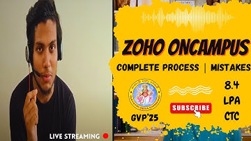 Zoho On-Campus Interview Process at GVPCE | 2025 Batch | Full Breakdown!
