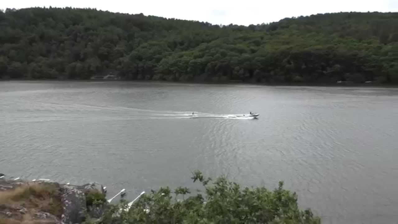 Lac de Guerlédan, Côtes d'Armor, Brittany, France 22nd August 2014