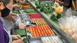 The Best Thai Desserts Shop in Bangkok | Thai Street Food | ขนมหวานตลาดพลู