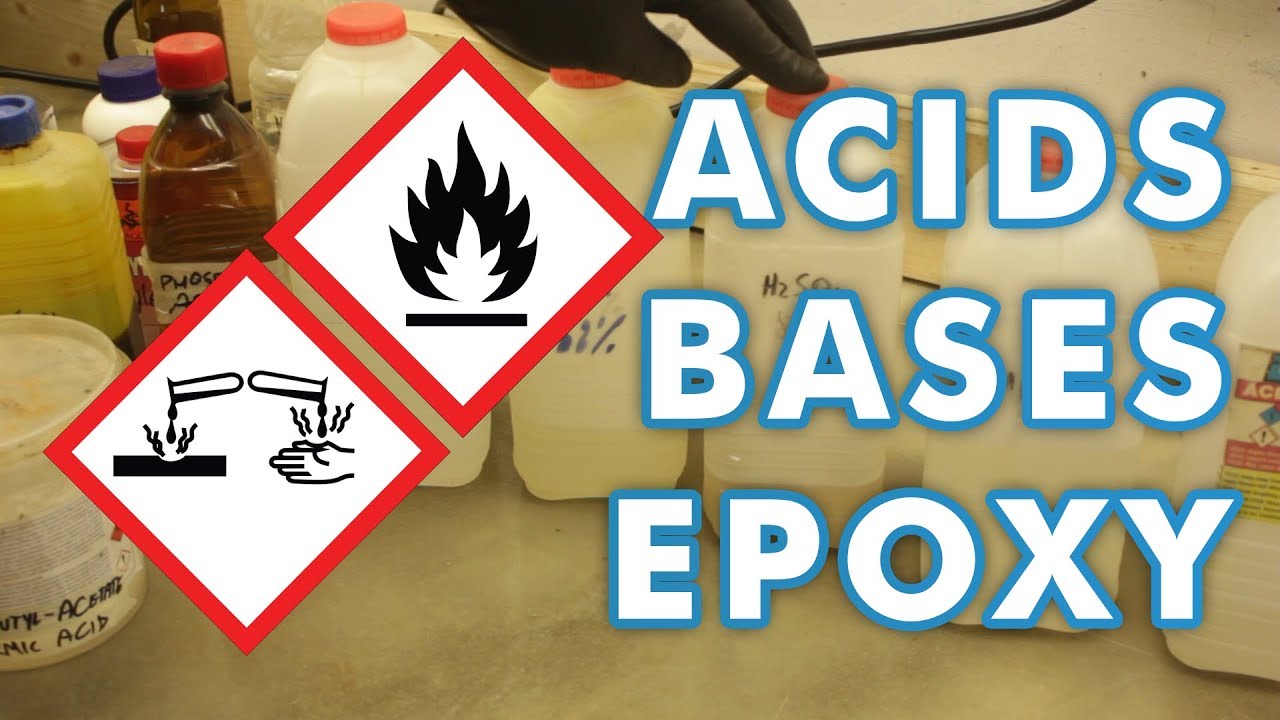 Testing Acids, Bases and Solvents on my Epoxy Resin Workbench YouTube