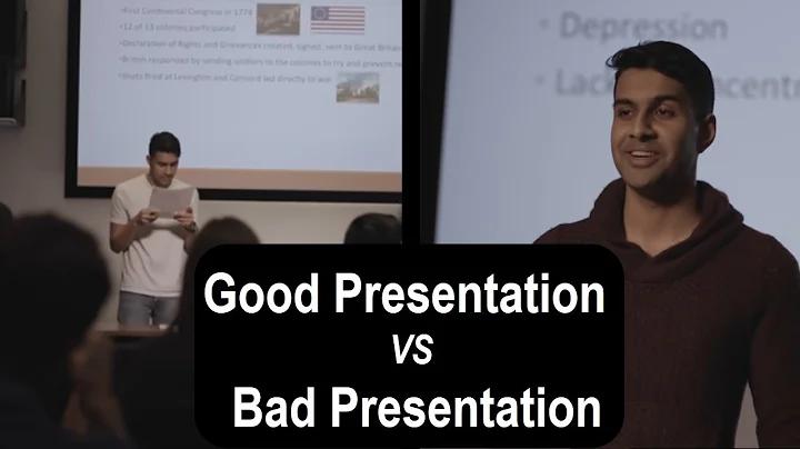 Good presentation vs bad presentation | My Values