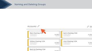 Account Grouping | Personal Online Banking
