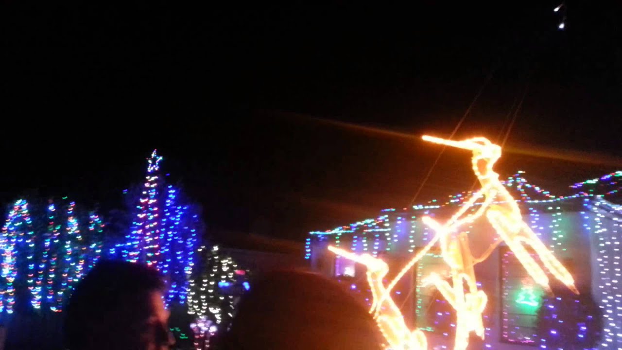 Christmas lights at Atwell YouTube