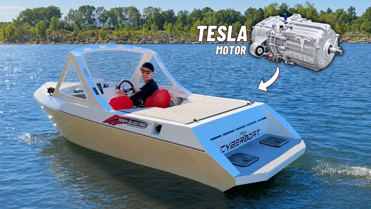 I Built a Tesla Powered Jetboat (3 year project) — Transcript