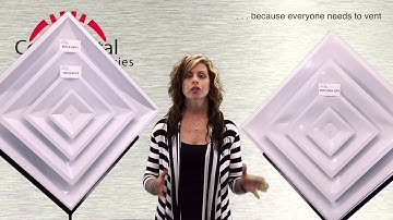 High Volume T Bar Diffusers