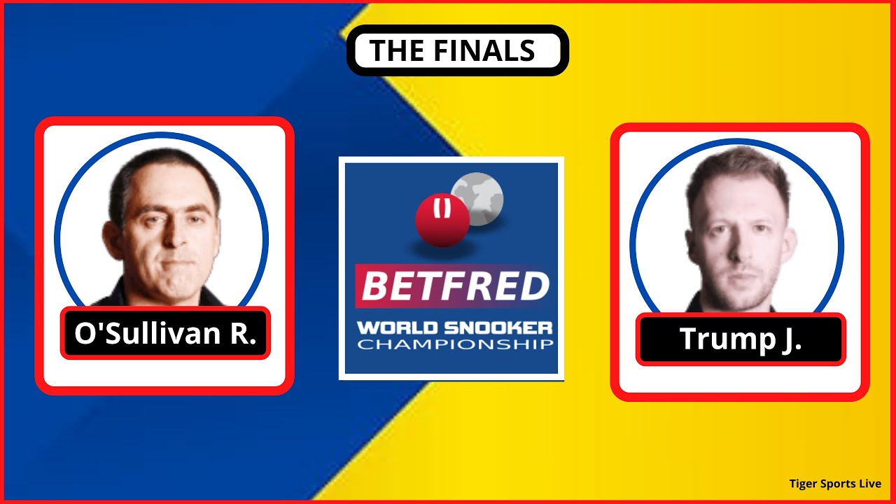 Ronnie OSullivan vs Judd Trump Snooker Live Score - World Snooker Championship 2022 Final
