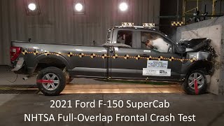 2021-2023 Ford F-150 / Lobo SuperCab NHTSA Full-Overlap Frontal Crash Test