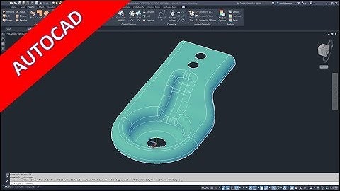 Screw Strap - Schraublasche - Autocad 2020 Training - Surfaces