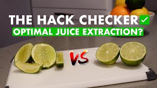 Is this the best way to juice your limes? - The Hack Checker - Through the Mixing Glass