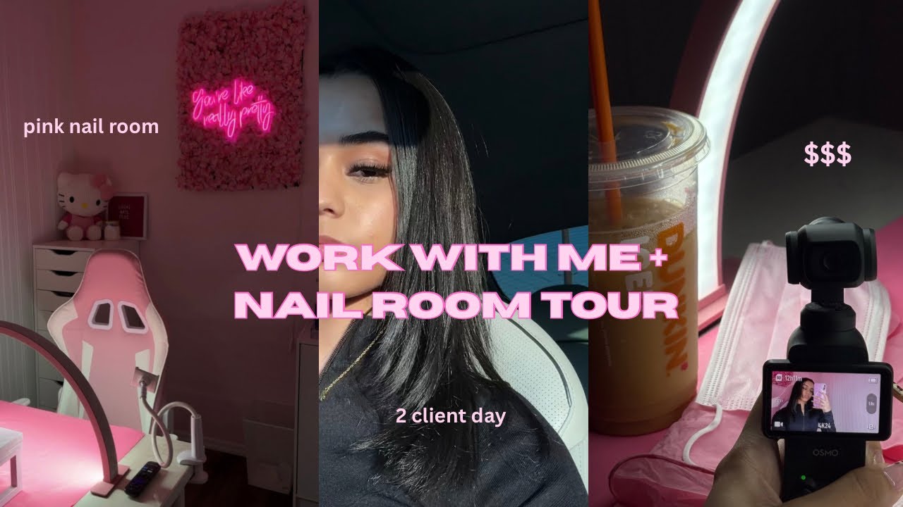 Работа со мной + Экскурсия по маникюрному салону ⋆𐙚₊˚⊹♡ | Дневники мастера маникюра, эпизод 2