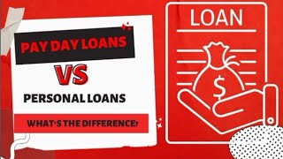 Pay Day Loans VS Personal Loans Whats The Difference RORO