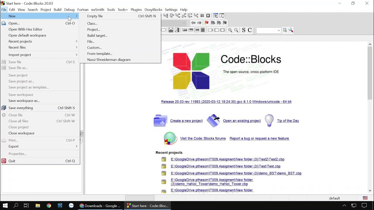 Cài đặt Code::Blocks (codeblocks) | Lập trình C/C++ - YouTube