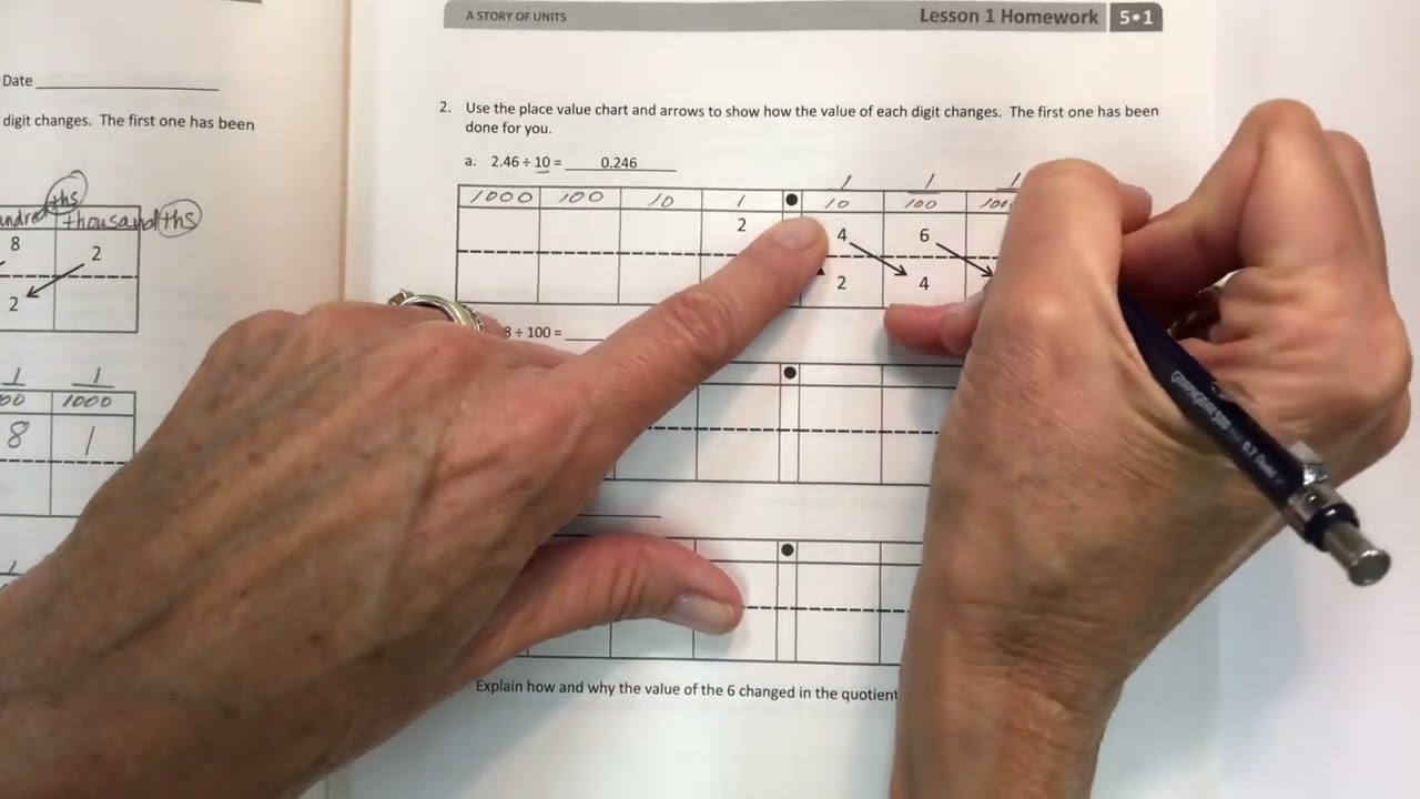 eureka math 5th grade lesson 1 homework